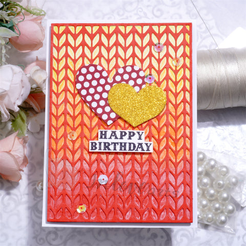 Inlovearts Wheat Background Board Cutting Dies