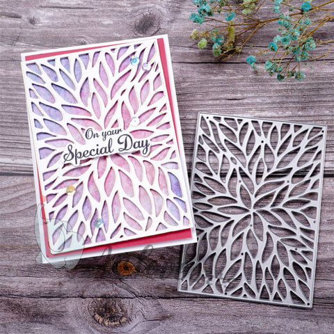 Inlovearts Willow Leaf Background Board Cutting Dies