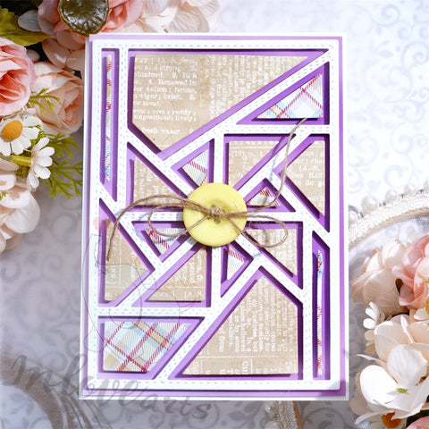 Inlovearts Windmill Background Board Cutting Dies