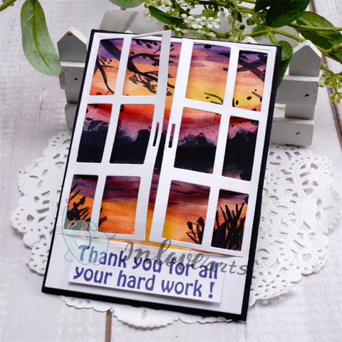 Inlovearts Window Background Cutting Dies