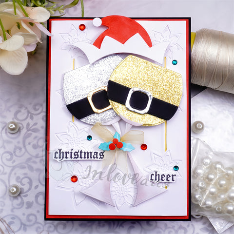 Inlovearts Wine Glass Cutting Dies
