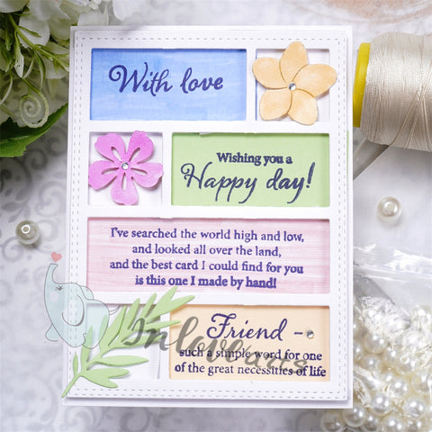 Inlovearts Wish Words Clear Stamps