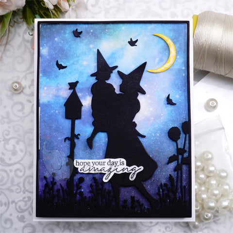 Inlovearts Wizard Background Board Cutting Dies