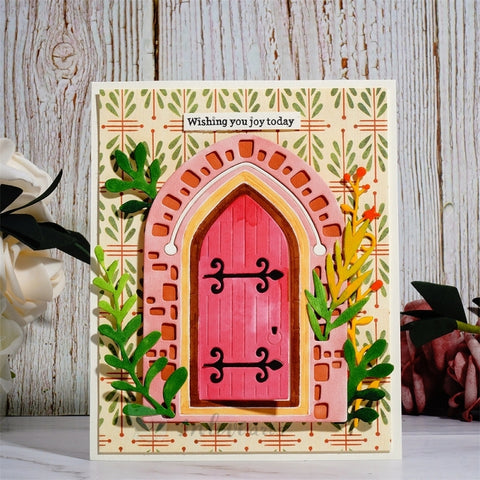 Inlovearts Wooden Door Cutting Dies
