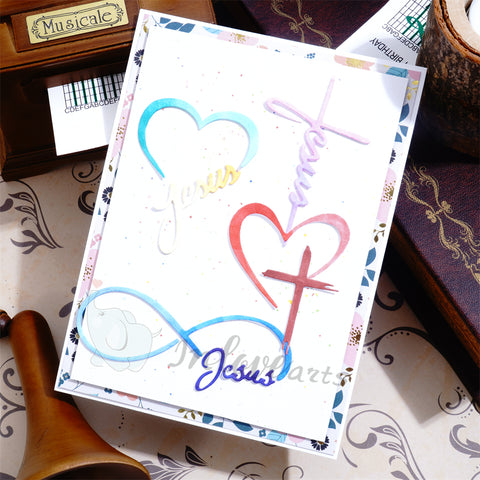 Inlovearts Word with Symbol Cutting Dies