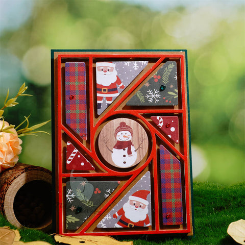 Inlovearts Circle and Geometry Shapes Background Cutting Dies