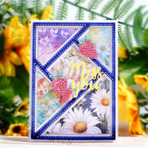 Inlovearts Patchwork Background Board Cutting Dies