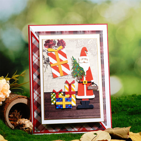 Inlovearts Santa Claus with Gifts Cutting Dies