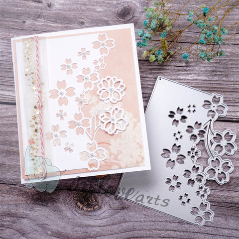 Inloveartshop Four-Leaf Clover Decor Border and Frame Cutting Dies