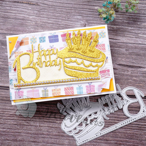 Inloveartshop "Happy Birthday" Cutting Dies
