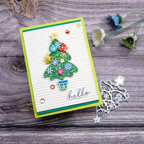 Inloveartshop Little Christmas Tree Cutting Dies