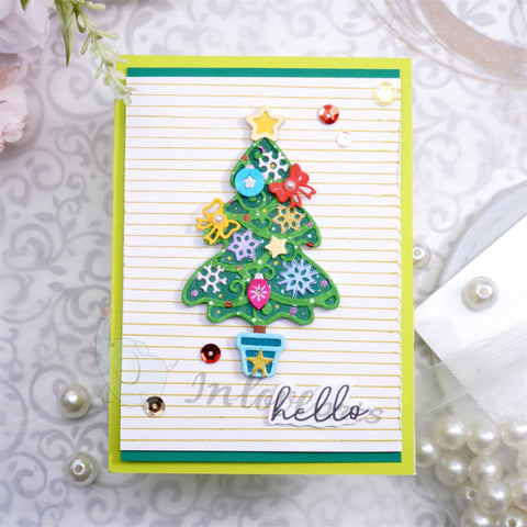 Inloveartshop Little Christmas Tree Cutting Dies