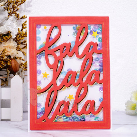 Inlovearts "la la la" Word Background Board Cutting Dies