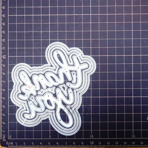 Inlovearts "thank you" Word Cutting Dies