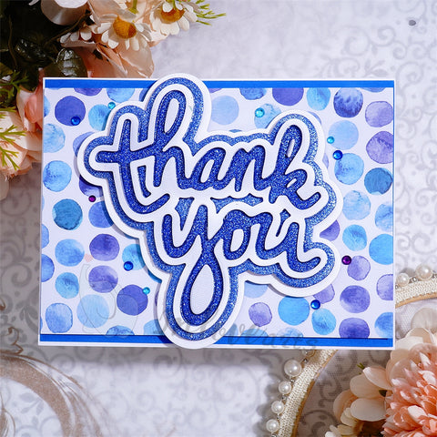 Inlovearts "thank you" Word Cutting Dies