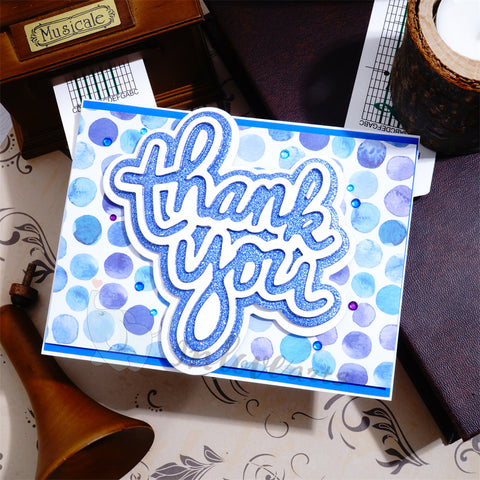 Inlovearts "thank you" Word Cutting Dies