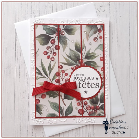 24PCS 6" Christmas Green Plants Scrapbook & Cardstock Paper