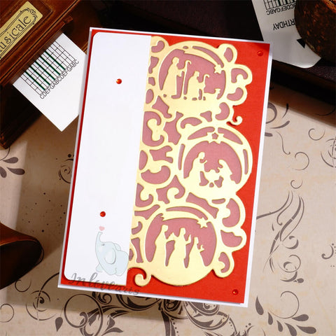 Inlovearts Praying Lace Border Cutting Dies