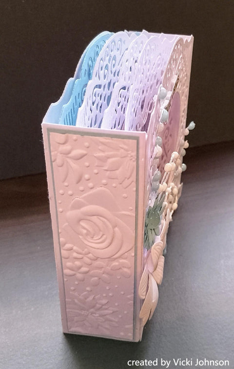 Romantic Wedding Album Frame Dies