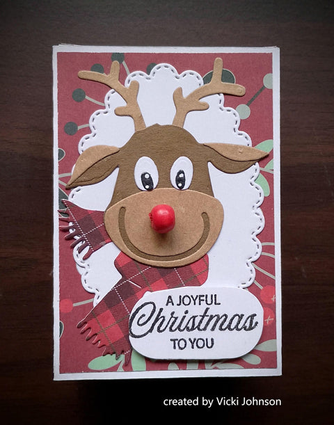Inlovearts Christmas Reindeer Cutting Dies