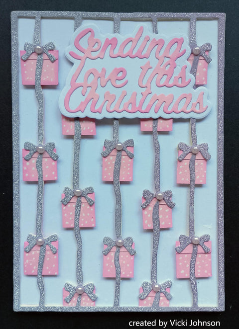 Inlovearts Bow Background Board Cutting Dies