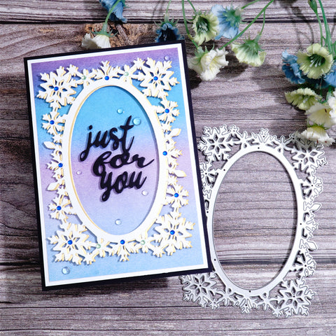 Inlovearts Snow Mirror Cutting Dies