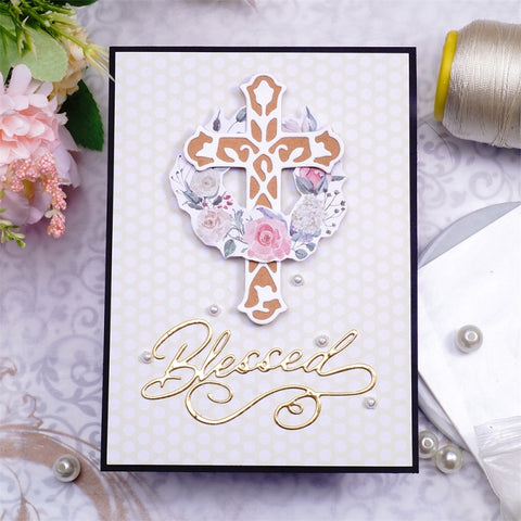 Inlovearts "Blessed" Word Cutting Dies