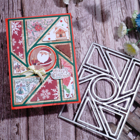 Inlovearts Circle and Geometry Shapes Background Cutting Dies