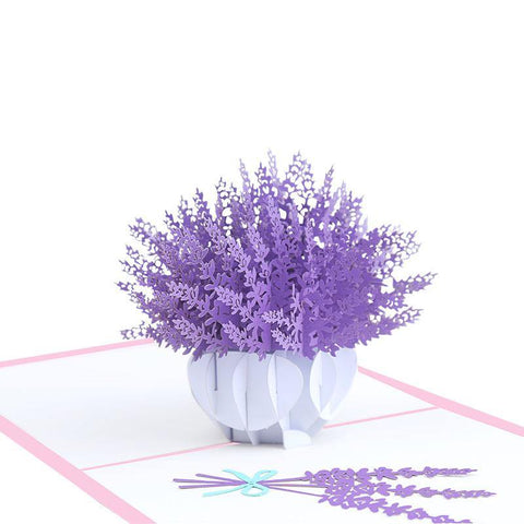 3D Beautiful Lavender Gift Card
