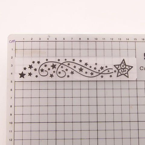 Beauty Stars Plastic Embossing Folder - Inlovearts