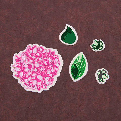Inloveartshop Flower Series And Thank You Words Dies with Stamps Set
