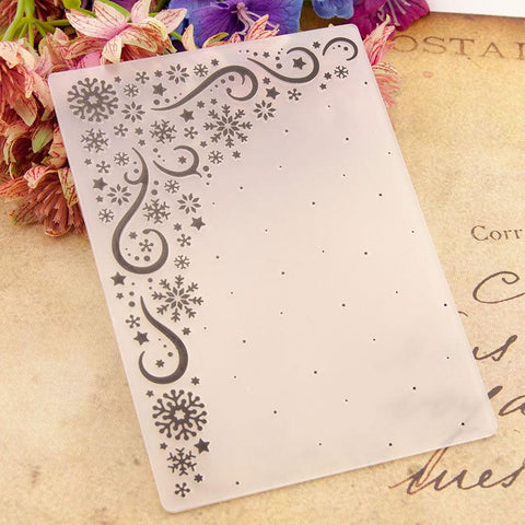 Inloveart Christmas Snowflake Emboss Folder