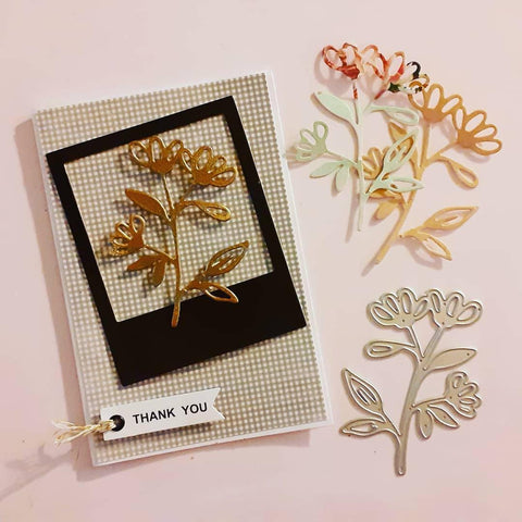 Inloveartshop Simple Clover Flower Nature Decor Cutting Dies