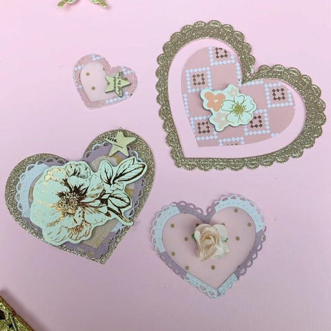 Heart Shape Frame Dies - Inlovearts