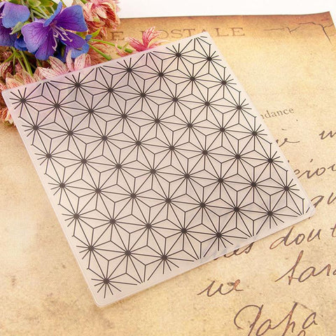 Inloveartshop Diamond Shape Scrapbooking Emboss Folders