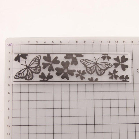 Beautiful Flowers and Butterflies Emboss Folders