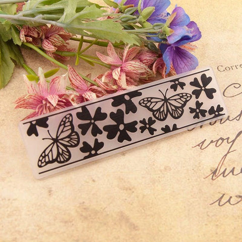 Beautiful Flowers and Butterflies Emboss Folders