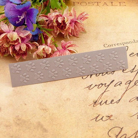 Beautiful Dogs' Footprints Emboss Folders