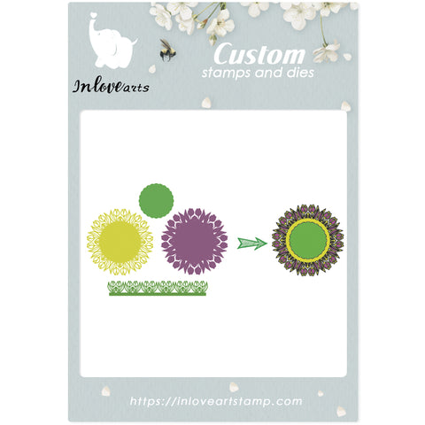 Flower Frame and Border Combined Cutting Dies