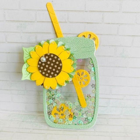 Lemon Glass Frame Decor Dies - Inlovearts