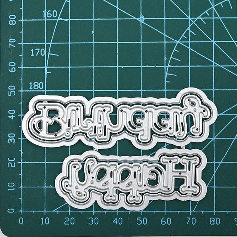 Inloveartshop Happy Birthday Blessing Cutting Dies