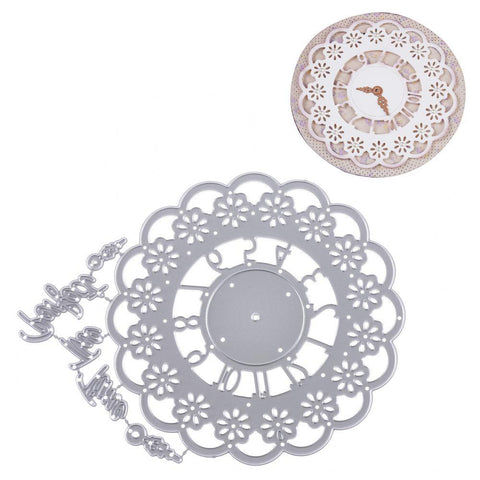 Lace Cluster Clock Dies