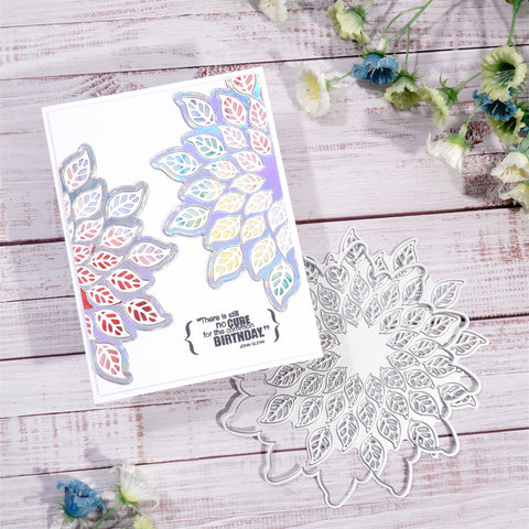 Inlovearts Cascading Leaves Cutting Dies