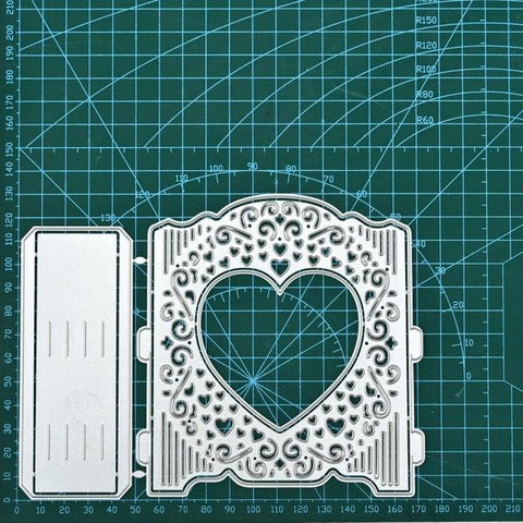 Romantic Wedding Album Frame Dies