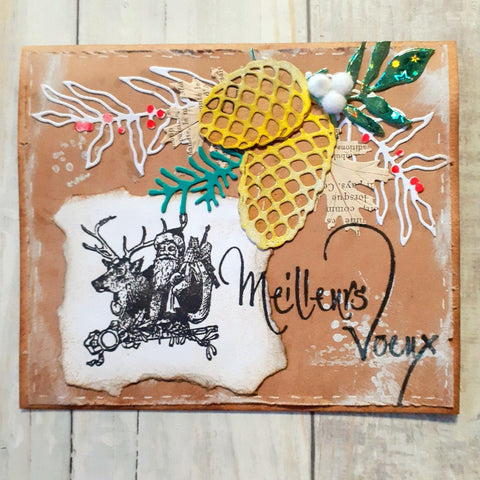 Inloveart Pine Cones Metal Cutting Dies