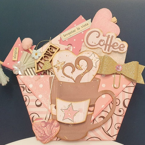 Inlovearts You and Me Coffee Cup Dies