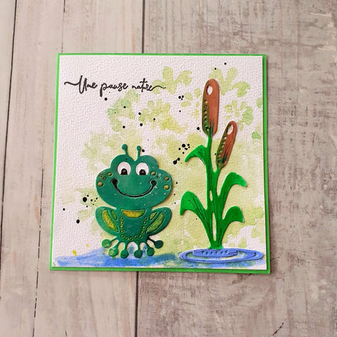 Inlovearts Frog, Dragonfly and Lotus Leaf Cutting Dies