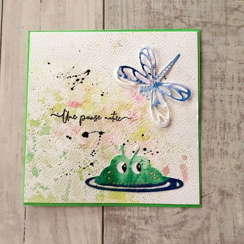 Inlovearts Frog, Dragonfly and Lotus Leaf Cutting Dies