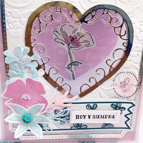 Romantic Wedding Album Frame Dies