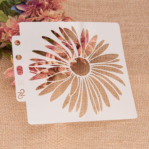 Inlovearts Pretty Flower Painting Stencils (5 Choices)